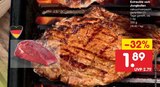 Aktuelle Rindfleisch Angebote bei Netto Marken-Discount in Paderborn Aktuelles Entrecôte vom Jungbullen Angebot bei Netto Marken-Discount in Paderborn ab 1,89 €