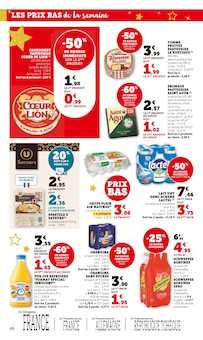 Promotion Houmous dans le prospectus Super U, valable du 09/12/2025 au 24/12/2025 Promo Houmous dans le catalogue Super U du moment à la page 46