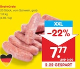 Aktuelles Bratwürste Angebot bei Netto Marken-Discount in Braunschweig ab 7,77 €