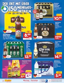 Bier im Netto Marken-Discount Prospekt "Aktuelle Angebote" mit 58 Seiten (Kaufbeuren)