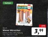 Aktuelles Wiener Würstchen Angebot bei Konsum in Dresden ab 3,99 €