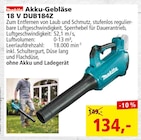 Carl Bremer GmbH & Co. KG Luschendorf - Akku-Gebläse 18 V DUB184Z Angebot im Prospekt Akku-Gebläse 18 V DUB184Z bei Carl Bremer GmbH & Co. KG im Luschendorf Prospekt für 134,00 €