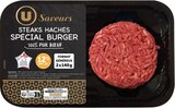 Promo STEAK HACHE PUR BOEUF SPECIAL BURGER 12% MG U SAVEURS à 3,60 € dans le catalogue Super U à Le Thoronet