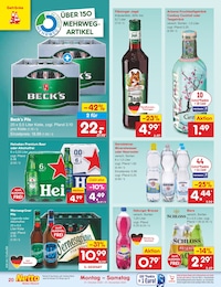 Mineralwasser Angebot & Preis im aktuellen Netto Marken-Discount Prospekt Mineralwasser Angebot im aktuellen Netto Marken-Discount Prospekt auf Seite 22