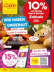 Aktueller Netto Marken-Discount Discounter Prospekt in Wadern und Umgebung, "10% auf Obst & Gemüse" mit 2 Seiten, 29.06.2026 - 04.07.2026