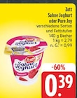 Aktuelles Sahne Joghurt Angebot bei EDEKA in Würzburg ab 0,39 €