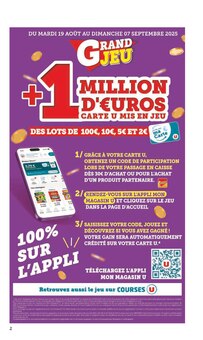 Prospectus Super U de la semaine "LA QUINZAINE DES PRIX ULTRA BAS SPÉCIAL RENTRÉE" avec 2 pages, valide du 19/08/2025 au 31/08/2025 pour Vaucresson et alentours