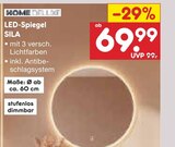 LED-Spiegel SILA Angebote von HOME DELUXE bei Netto Marken-Discount Monheim für 69,99 €
