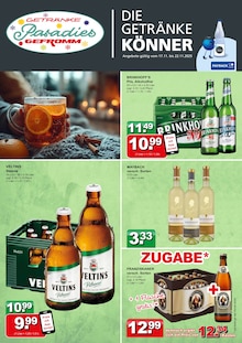 Franziskaner im aktuellen Getränke Paradies Prospekt (Bochum) Franziskaner im Getränke Paradies Prospekt "DIE GETRÄNKEKÖNNER" mit 4 Seiten (Bochum)