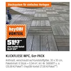 Klickfliese WPC, 6er-Pack im aktuellen OBI Prospekt für 27,99 €