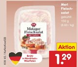 Aktuelle Feinkostlebensmittel Angebote bei Netto Marken-Discount in Wuppertal Aktuelles Fleischsalat Angebot bei Netto Marken-Discount in Wuppertal ab 1,29 €