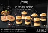 10 mini burgers - DELUXE en promo chez Lidl 10 mini burgers - DELUXE dans le catalogue Lidl