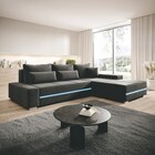 Aktuelles LED Sofa mit Ottomane Angebot bei Lidl in Reutlingen ab 799,00 €