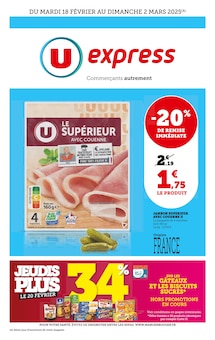 Prospectus U Express à Ville-d'Avray, "U Express", 28 pages de promos valables du 18/02/2025 au 02/03/2025