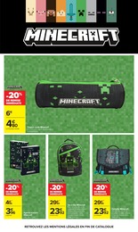Prix et réduction Minecraft dans le prospectus Carrefour Market en cours Offre Minecraft dans le catalogue Carrefour Market du moment à la page 5