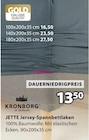 Aktuelle Spannbettlaken Angebote bei JYSK in Osnabrück Aktuelles JETTE Jersey-Spannbettlaken 90x200x35 cm Angebot bei JYSK in Osnabrück ab 13,50 €