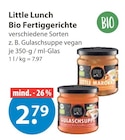Bio Fertiggerichte von Little Lunch im aktuellen V-Markt Prospekt für 2,79 €