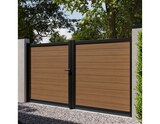 Portail composite battant Delfis 3m - Blooma - Brico Dépôt à Pau Portail composite battant Delfis 3m - Blooma en promo chez Brico Dépôt Pau à 799,00 €