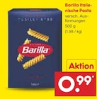 Italienische Pasta im Angebot bei Netto Marken-Discount in Eberswalde Italienische Pasta Angebote von Barilla bei Netto Marken-Discount Eberswalde für 0,99 €