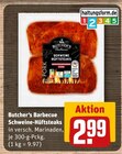Schweine-Hüftsteaks im Angebot bei REWE in Offenbach Schweine-Hüftsteaks Angebote von Butcher's Barbecue bei REWE Offenbach für 2,99 €
