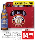 Weißbier Alkoholfrei im Angebot bei E center in Frankenthal Weißbier Alkoholfrei Angebote von Erdinger bei E center Frankenthal für 14,99 €