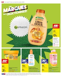Prix et réduction Shampooing dans le prospectus Carrefour en cours Offre Shampooing dans le catalogue Carrefour du moment à la page 72
