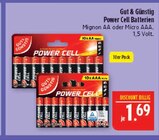 Power Cell Batterien Mignon AA im Angebot bei Marktkauf in Görlitz Power Cell Batterien Mignon AA Angebote von Gut & Günstig bei Marktkauf Görlitz für 1,69 €