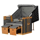 Outsunny Strandkorb hellgrau Edelstahl B/H/L: ca. 79x118x160 cm für 318,99 € bei POCO im Angebot Outsunny Strandkorb hellgrau Edelstahl B/H/L: ca. 79x118x160 cm im aktuellen POCO Prospekt