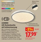 LED-Deckenleuchte mit Farbtonsteuerung im Lidl Prospekt LED-Deckenleuchte mit Farbtonsteuerung von LIVARNO im aktuellen Lidl Prospekt fĂŒr 17,99 âŹ