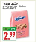 GEBÄCK im Angebot bei Marktkauf in Recklinghausen GEBÄCK Angebote von Manner bei Marktkauf Recklinghausen für 2,99 €