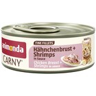 Aktuelles animonda Carny Fine Fillets Adult Hühnchenbrust + Shrimps in Sauce 60 g Angebot bei Zookauf in Bremen ab 0,89 €