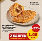 Das süße Nuss-Nugat-Creme-Croissant im Angebot bei Penny in Gelsenkirchen Das süße Nuss-Nugat-Creme-Croissant Angebote von BÄCKERKRÖNUNG bei Penny Gelsenkirchen für 1,00 €