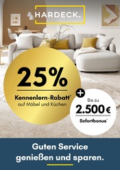 Sideboard im HARDECK Prospekt in Düsseldorf Aktueller HARDECK Prospekt mit Sideboard, "Guten Service genießen und sparen.", Seite 1