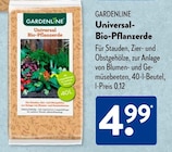 Universal-Bio-Pflanzerde im Angebot bei ALDI SÜD in Regensburg Universal-Bio-Pflanzerde Angebote von GARDENLINE bei ALDI SÜD Regensburg für 4,99 €