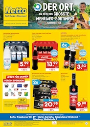 Sprudelwasser Angebot & Preis im aktuellen Netto Marken-Discount Prospekt Sprudelwasser Angebot im aktuellen Netto Marken-Discount Prospekt auf Seite 1