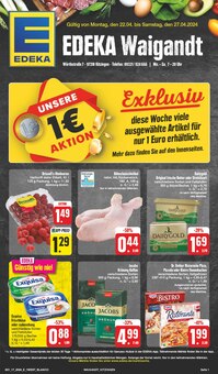 EDEKA Kitzingen Prospekt "Wir lieben Lebensmittel!" mit 26 Seiten