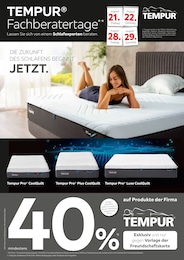 Aktueller XXXLutz Prospekt (Augsburg) XXXLutz Prospekt "TEMPUR® Fachberatertage" mit 8 Seiten (Augsburg)