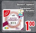 Bierwurst, Jagdwurst, Paprikalyoner oder Mortadella von GUT&GÜNSTIG im aktuellen EDEKA Prospekt für 1,00 €