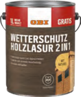 Wetterschutz-Holzlasur 2in1 Angebote von OBI bei OBI Gifhorn für 29,99 €