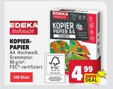 Kopierpapier A4 Angebote von EDEKA zuhause bei E center Darmstadt für 4,99 €