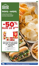 Prix et réduction Lay's dans le prospectus Carrefour Market en cours Offre Lay's dans le catalogue Carrefour Market du moment à la page 5