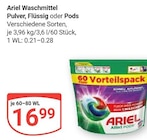 Waschmittel Pulver Angebote von Ariel bei GLOBUS Plauen für 16,99 €