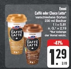 Caffè oder Choco Latte Angebote von Emmi bei EDEKA Coburg für 1,29 €