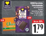 Tafelschokolade Angebote von EDEKA Herzstücke bei EDEKA Schwabach für 1,79 €