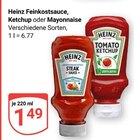 Ketchup im Angebot bei GLOBUS in Rostock Ketchup Angebote von Heinz bei GLOBUS Rostock für 1,49 €