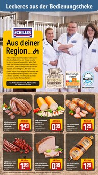Wurst im REWE Prospekt "Dein Markt" mit 30 Seiten (Erlangen)