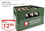 Spaten Hell im Angebot bei GLOBUS in Hoyerswerda Spaten Hell Angebote von Spaten München bei GLOBUS Hoyerswerda für 12,99 €