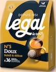 Dosettes Doux N°5 - Legal - Netto Dosettes Doux N°5 - Legal à 3,84 € dans le catalogue Netto