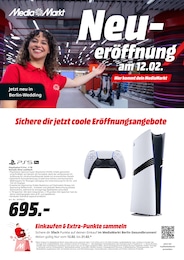 MediaMarkt Saturn Prospekt für Berlin: "Neueröffnung am 12.02.", 4 Seiten, 12.02.2026 - 14.02.2026
