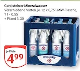 GLOBUS Kaiserslautern - Mineralwasser Angebot im Prospekt Mineralwasser bei GLOBUS im Kaiserslautern Prospekt für 4,99 €